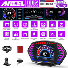 ANCEL P3 Auto GPS Head Up Display Speedometer Autometer Tachometer Water Temp picture