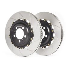 GiroDisc 2 Pieces Floating Slotted Brake Rotors for Ferrari 458 Challenge [F] picture