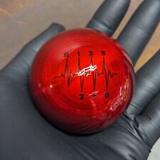 SSCO CS 510 GRAMS CANDY RED HEARTBEAT SPHERE 5 6 SPEED SHIFT KNOB WEIGHTED GR picture