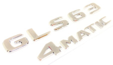 CHROME GLS63 + AMG for MERCEDES GLE450 REAR TRUNK EMBLEM BADGE NAMEPLATE NUMBERS picture