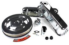 64-73 Mustang Engine Dress Up Kit, Chrome, Economy, V8 260 289 302 351W picture