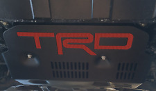 Raised Red Carbon Plastic Letters TRD Skid Plate picture