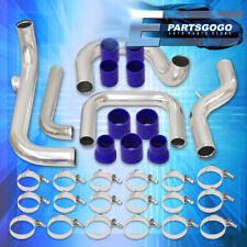 For 88-00 Honda Civic Turbo Intercooler Piping Kit + SQV SSQV BOV Adapter Clamps picture