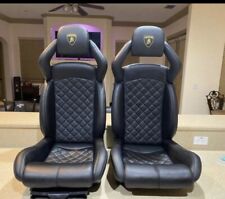 Lamborghini Murcielago Seats Pair LH RH Black Leather Unused picture