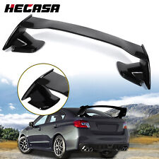 HECASA Glossy Black Rear Trunk Lip Spoiler Wing For Subaru WRX STI 4DR 2015-2021 picture