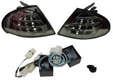 BMW E46 Coupe Convertible DEPO Smoke LED Chrome Corner Signal Lights For 99-01 picture