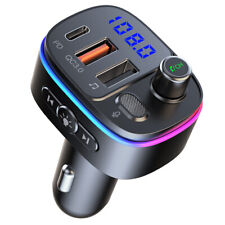Car Bluetooth FM Transmitter Receiver Radio MP3 Wireless Adapter USB PD Charger picture