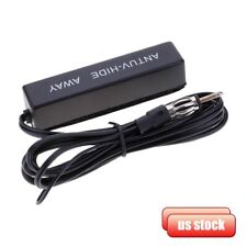 Universal Car Hidden Amplified Antenna Kit 12V Electronic Stereo AM/FM Radio New picture
