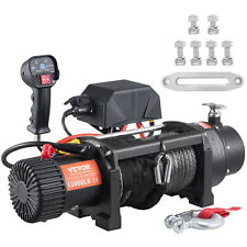 VEVOR 13000lbs Electric Winch 12V Synthetic Cable Trailer Towing 4WD Off-road picture