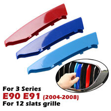 Front Grille Grill Cover Strips Clip Trim For BMW 3 Series E90 car Accessories A picture