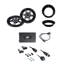 Metra Bluetooth Audio Interface W/Crunch Car Speakers Pair & Metra Mounting Ring picture