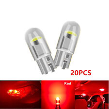 20Pcs LED T10 194 168 W5W Car Trunk Interior Map License Plate Light Bulb RED US picture