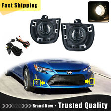 Pair Fits 2014 2015 2016 Toyota Scion TC/ZELAS Fog Lights Lamps w/Switch harness picture