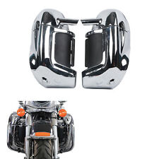 Chrome Lower Vented Leg Fairings Glove Box Fit For Harley Street Glide 83-13 11 picture