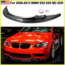 GTS Style Carbon Look ABS Front Bumper Lip Spoiler For 08-13 BMW E90 E92 E93 M3 picture