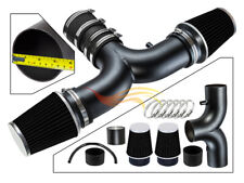 BCP RW BLACK For 2003-2008 Dodge Ram1500 5.7L V8 Dual Twin Air Intake Kit+Filter picture