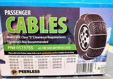 1 Pair Peerless Chain Passenger Ca Tire Cables 0172955 14.75