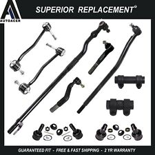 12pc Front Drag Link Ball Joint Sway Bar End Link Tie Rods for Ford F-250 F-350 picture