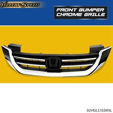 Fit For 13-15 Honda Accord 4Dr Chrome Front Hood Bumper Grill Grille Assembly picture