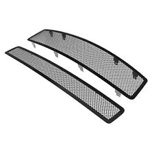Fits 2009-2014 Nissan Maxima Stainless Steel Black Mesh Grille Insert Combo picture