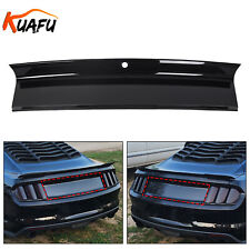 Rear Glossy Black Trunk Panel Decklid Trim Cover For 2015-2023 Ford Mustang GT picture