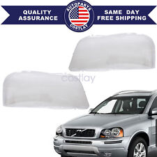 For Volvo XC90 2006-2014 Car Headlight Lens Cover Lampshade Pair US picture