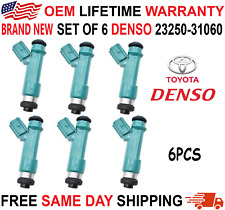 OEM DENSO x6 Fuel injectors for 2003-15 Toyota Tacoma 4Runner FJ Cruiser Tundra picture