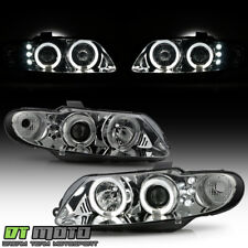 Smoked 2004-2006 Pontiac GTO Halo Projector LED Headlights Headlamps Left+Right picture