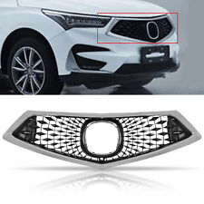 Front Upper Grill Grille Chrome+Black Fits For 2019 2020 2021 Acura RDX picture