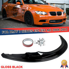 Front Lip Fits 08-13 BMW E92 E93 M3 Spoiler Splitter Perforamnce Style Glossy picture