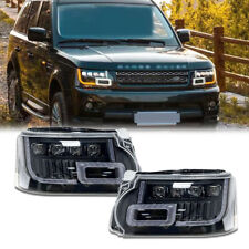 Pair Headlight Assembly For Land Rover Range Rover Sport 2010-2013 Plug and play picture