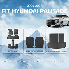 Fit 2020-2024 Hyundai Palisade Trunk Mats Backrest Mat Floor mats Cargo Liners picture