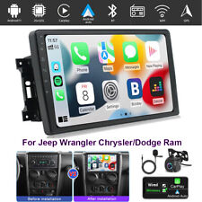 Carplay For Jeep Wrangler 2007-2016 Car Radio Stereo Android 12 GPS Backup Cam picture