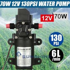 70W 130PSI High Pressure RV Water Pump DC 12V MaX Self-Priming picture