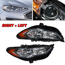 Pair of Headlight For 2017-20 Ford Fusion Auto LH+RH Headlamp (For: Ford Fusion) picture