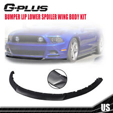 Fit For 13-14 Ford Mustang R Style Front Lip Chin Spoiler Carbon Fiber Look New  picture