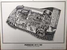 Porsche 917/30 Cutaway - S.Yoshikawa Rare Stunning Car Poster Own It One Only picture