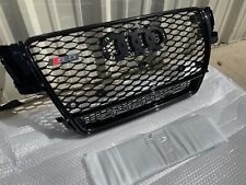 AUDI A5/S5 B8 8T 2008-2012 BLACK RS5 STYLE FRONT HONEYCOMB MESH QUATTRO GRILLE picture