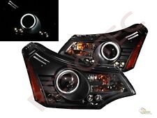 08-11 Ford Focus SE SES G3 Super Bright Halo LED Projector Headlights Black picture