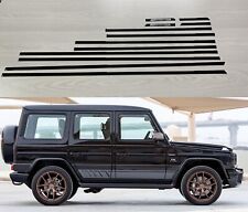 Black Side Molding Trim Sticker For Mercedes G Class W463 G63 G55 G500 G320 picture