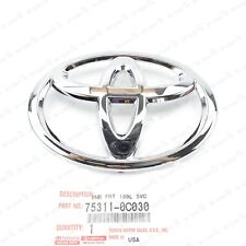 NEW GENUINE TOYOTA TUNDRA  SEQUOIA CHROME FRONT GRILLE EMBLEM 75311-0C030 picture