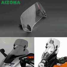 Motorcycle Racing Bike Clear Windshield Screen Deflector Extender with Bracket picture