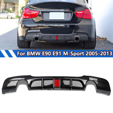 For 2005-13 BMW E90 E91 325i 328i M Sport F1 Style Rear Diffuser Lip Carbon Look picture