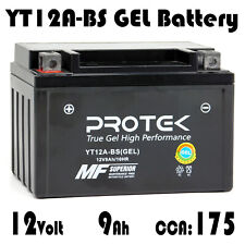 12V 9Ah YT12A-BS Gel Battery for 1999-2007 Suzuki Hayabusa GSX1300R SV650 SFV650 picture