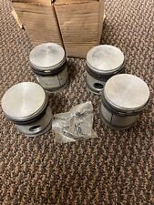 Fiat 600 Pistons Set Standard 636 cc 60 mm with rings and clips Covmo AE picture