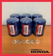15400 - PLM-A02 6 PACK HONDA OEM OIL FILTER AND DRAIN PLUG GASKET FITS ALL HONDA picture