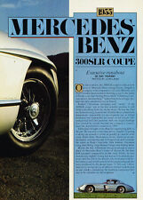 1955 Mercedes Benz 300SLR Coupe -  Classic Car Original Print Article J182 picture