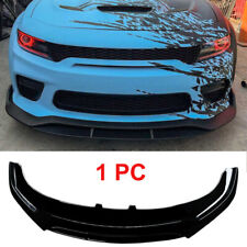 1PC Fits 2020-2023 Dodge Charger Widebody Front Bumper Lip Spoiler Gloss Black picture
