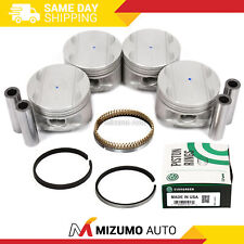 Pistons w/ Rings fit 95-99 Mitsubishi Dodge Chrysler Eagle 2.0 DOHC 420A picture