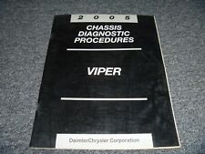 2005 Dodge Viper SRT10 Roadster Chassis Diagnostic Troubleshooting Manual 8.3L picture